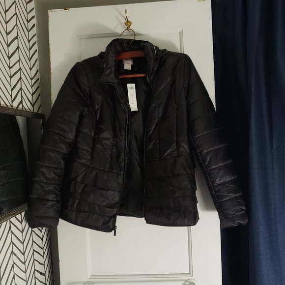 Chico's Jackets & Blazers - Chico's black puffer size 0 new with tag